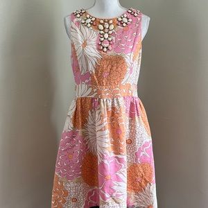 ELIZA J Beaded Floral Dress